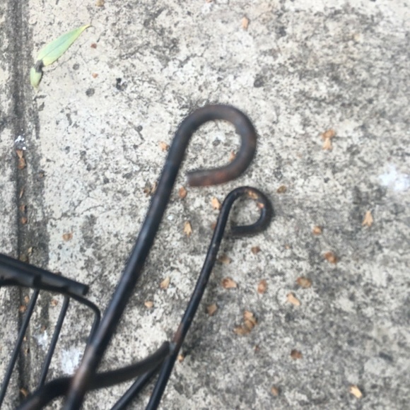 Vintage Magazine Holder Rack Black Stand - Picture 3 of 8